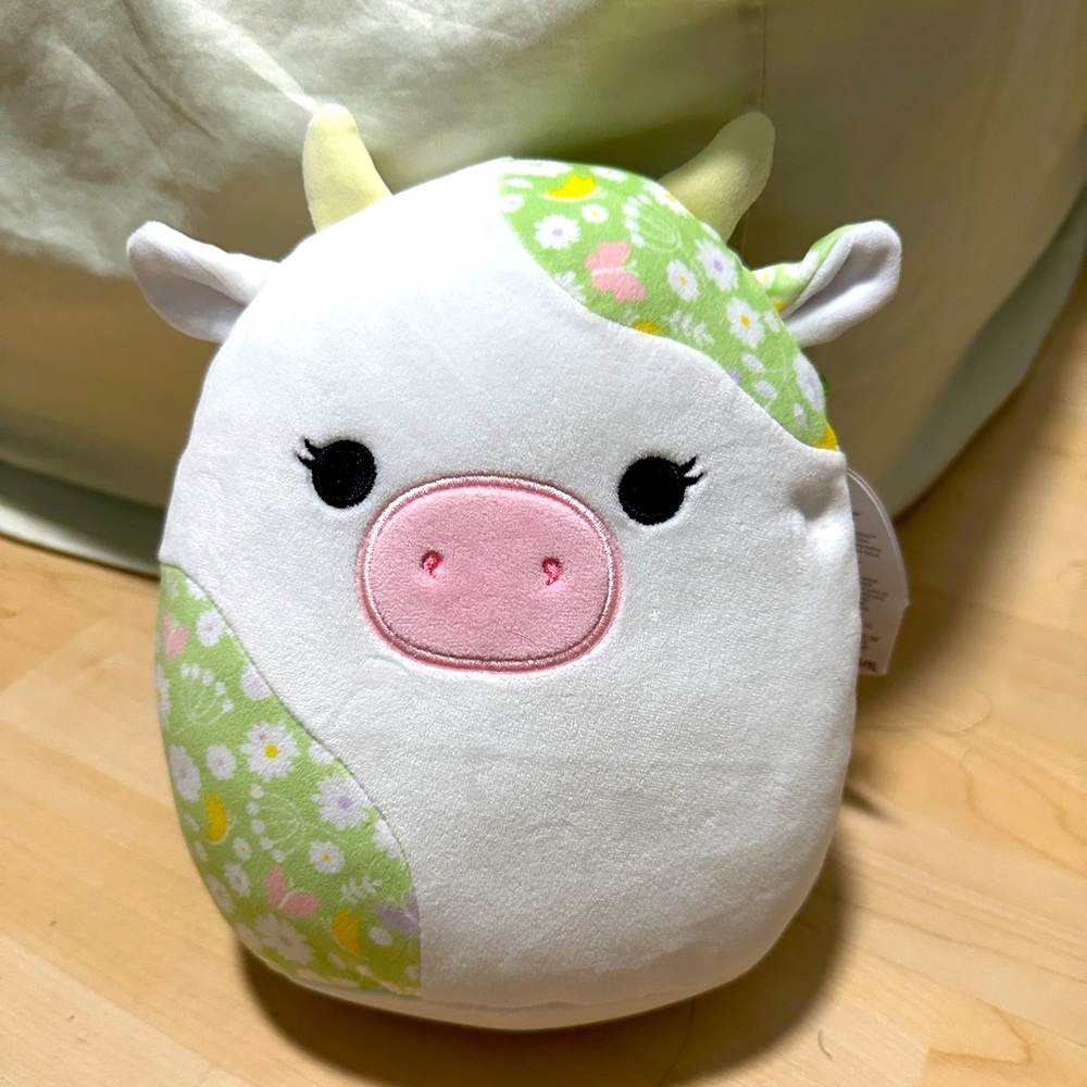 Ada the Cow squishmallow 8” Easter 2024